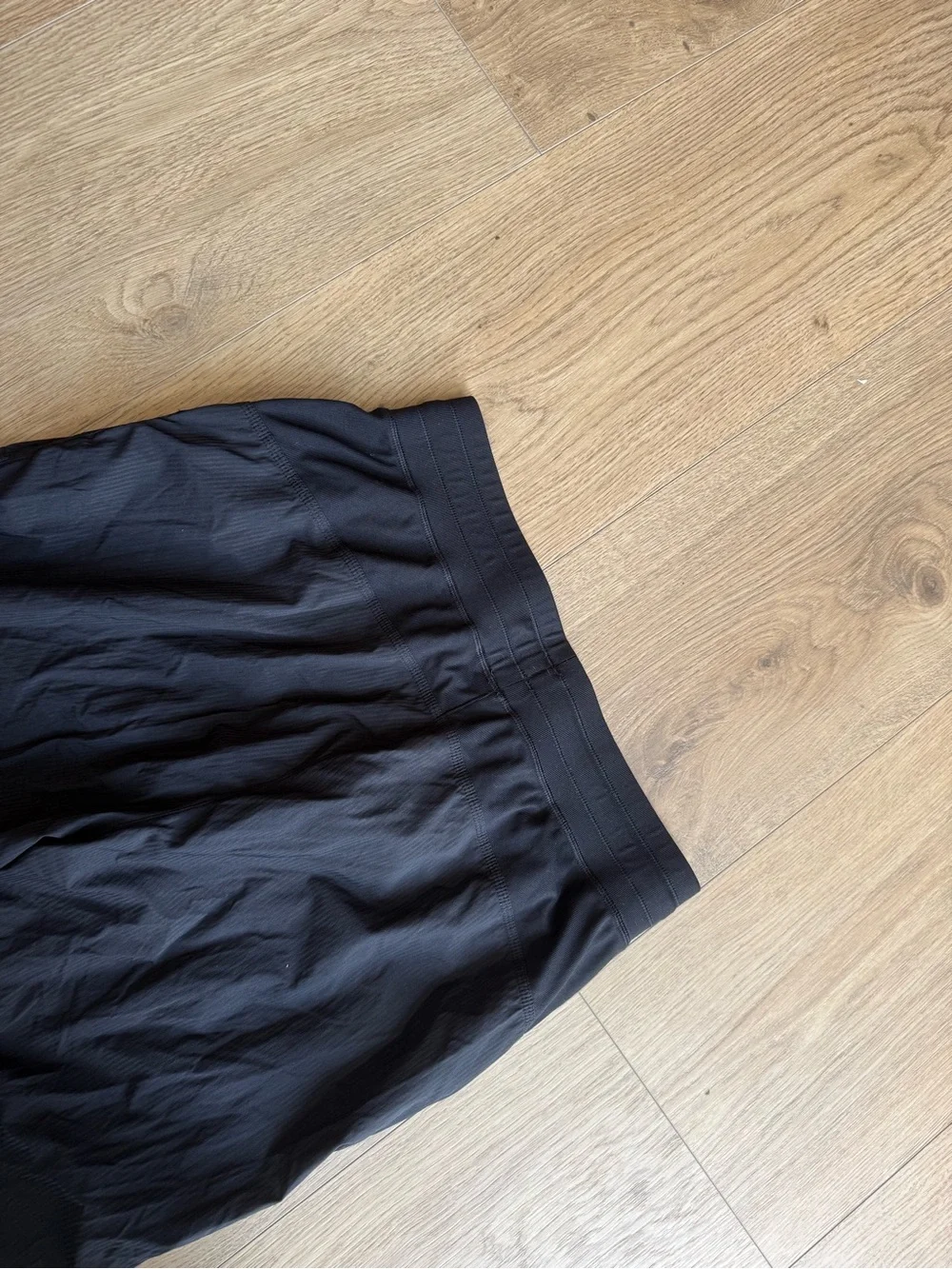 CRZ YOGA Black Lightweight Drawstring Straight Leg Pants
